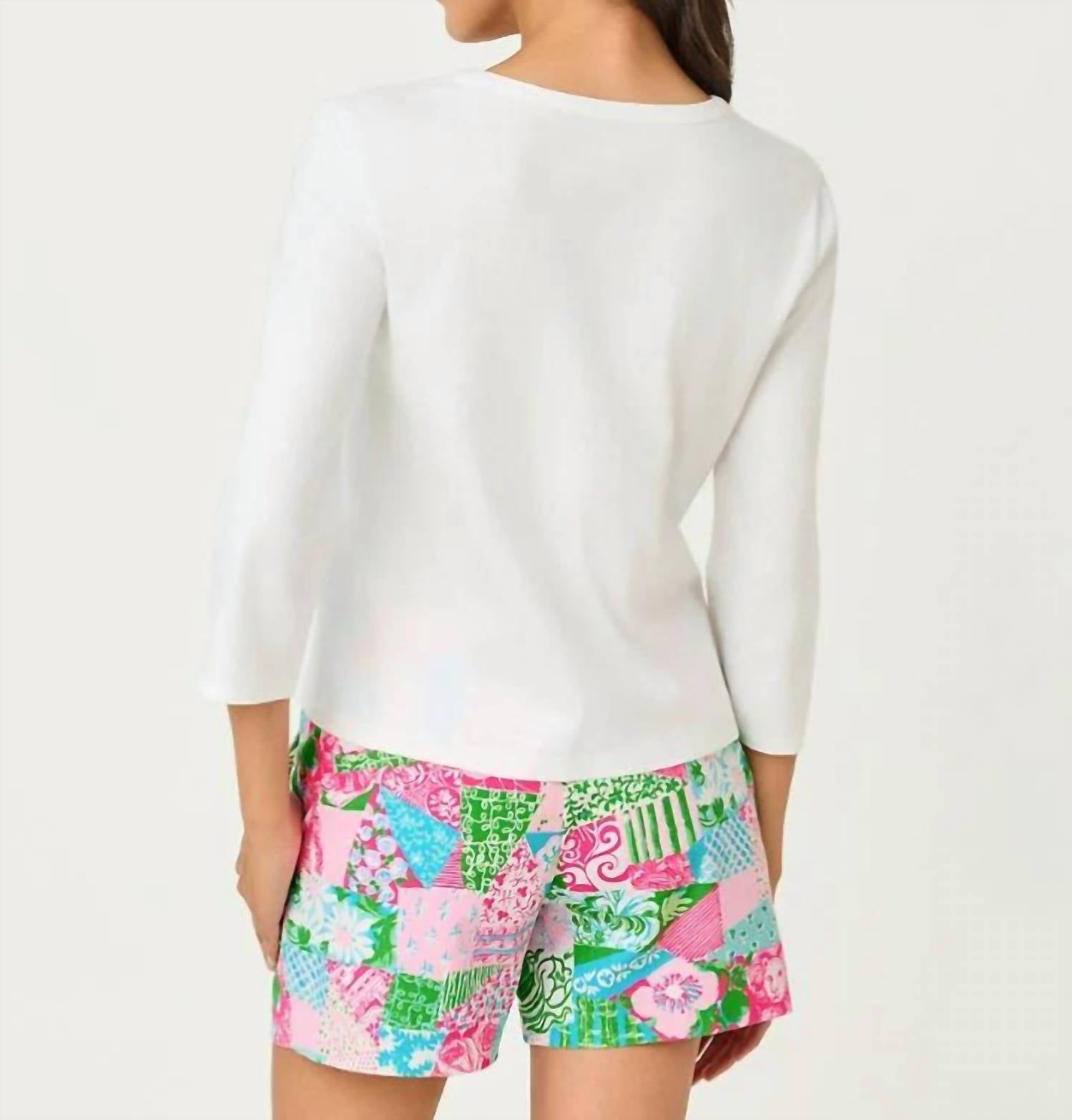 Lilly Pulitzer - CLAIRMONT 3/4 SLEEVED KNIT TOP
