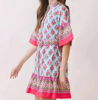 Tcec - Multi Short Sleeve Mini Dress
