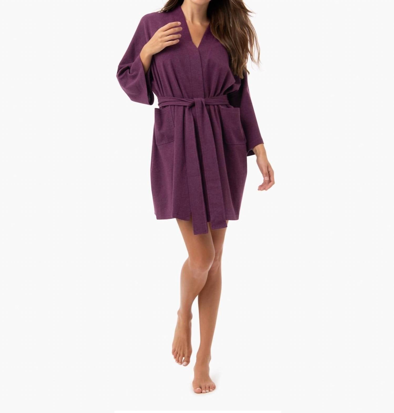 Under The Canopy - Organic Short Lounge Robe