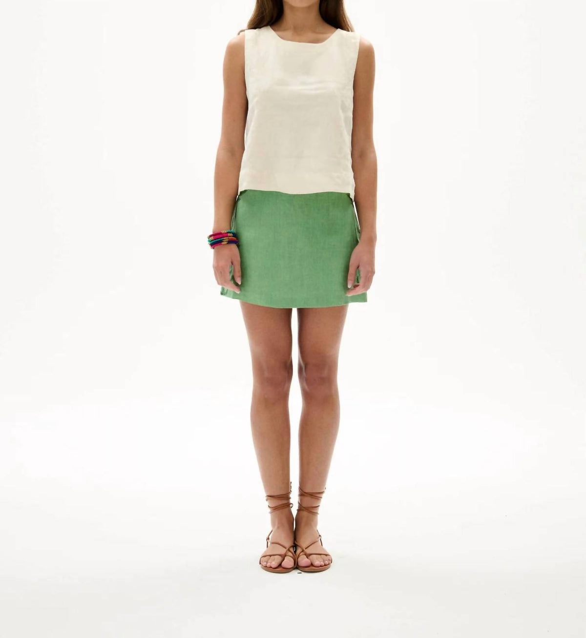 Carolina K - Embroidered Mini Skirt