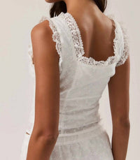 Le Lis - Juliette Eyelet Lace Tank Top