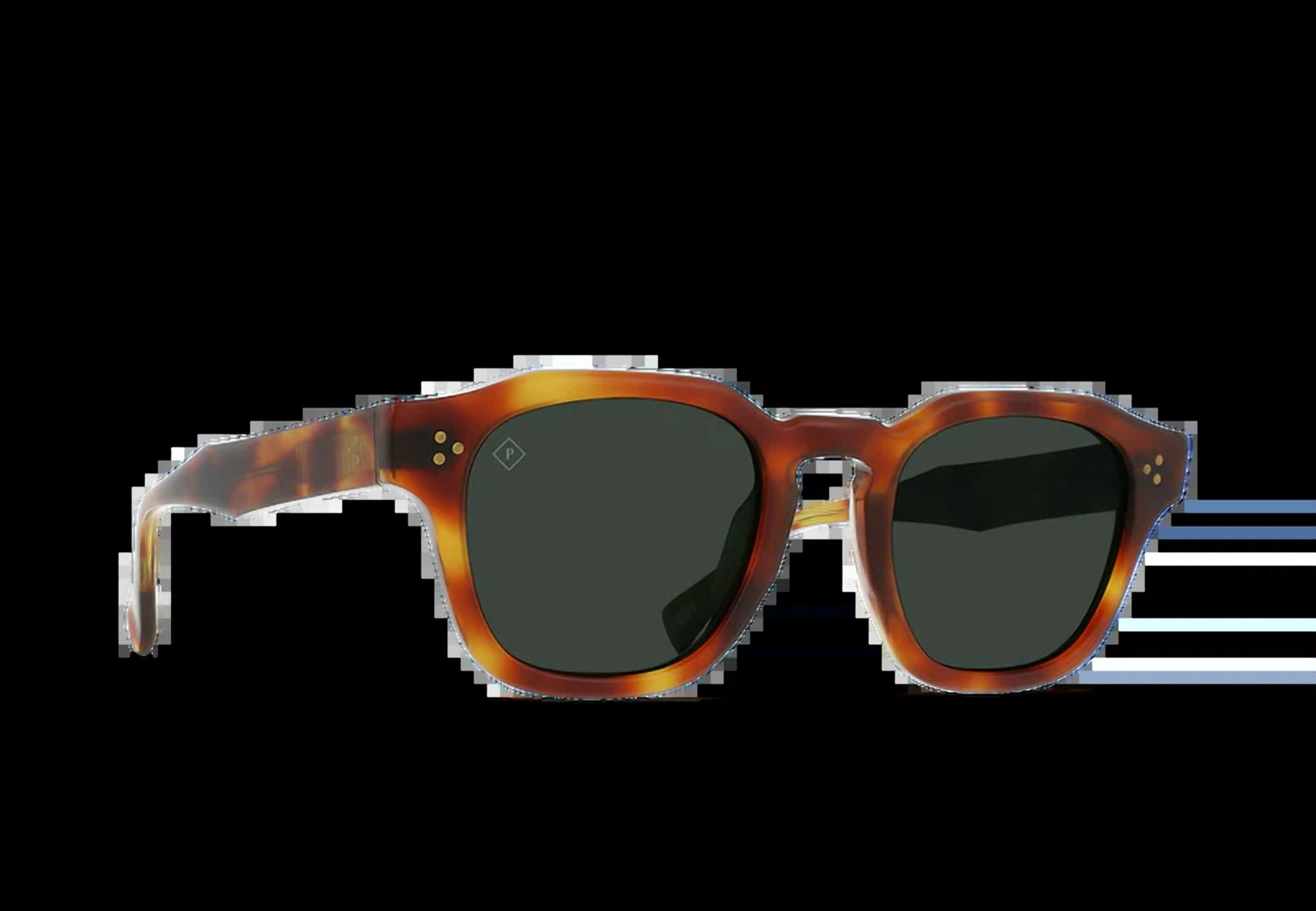 RAEN Optics Men's Rune Sunglasses in split finish moab green polarized - men's accessory