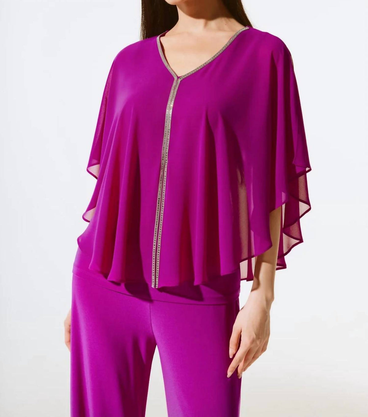 Joseph Ribkoff - Chiffon Poncho Top