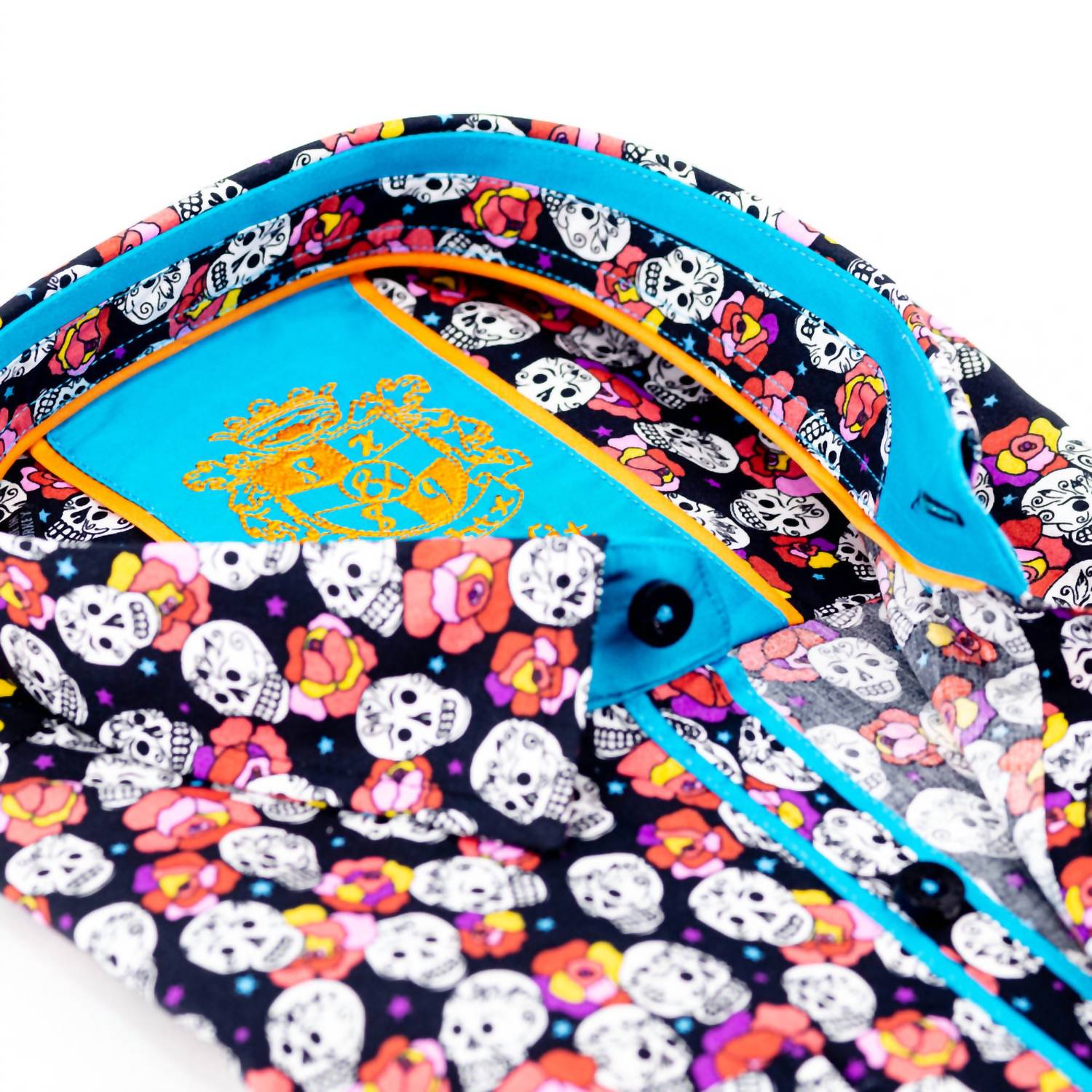 Eight X - Men's Skulls And Roses Shirt