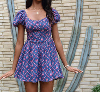 Katie J NYC Sailboat Trellis Greta Dress in purplefloral - kids' dress