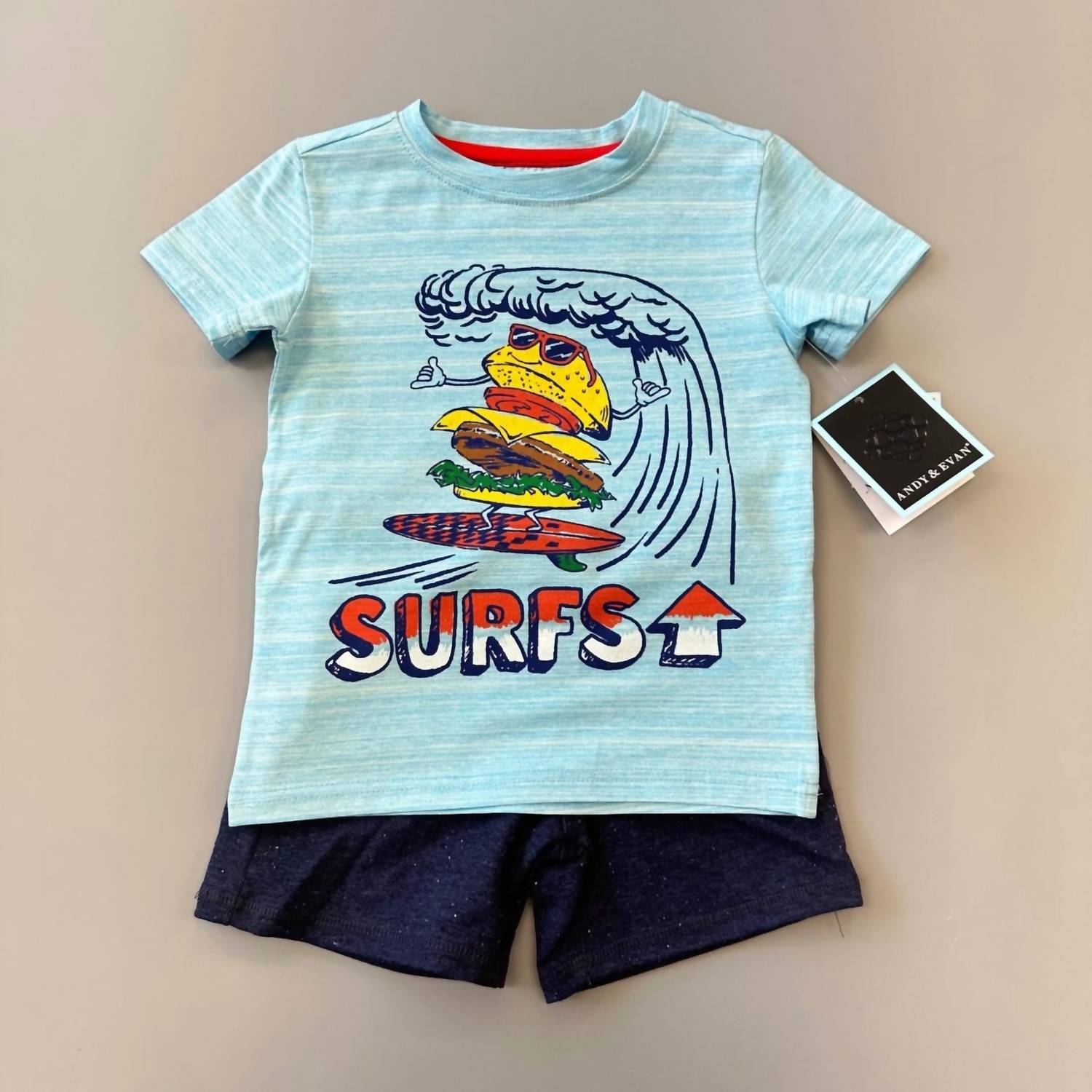Andy & Evan - Kid's Graphic Short Sleeve T-shirt Set