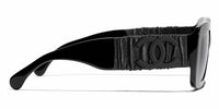 Chanel - Acetate Calfskin Square Non Polarized Sunglasses 5473qa - C888s4