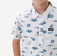Burlebo - Boy's Youth Perf Button Up