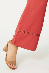 Coco + Carmen - Karsyn Wide Leg With Eyelet Detail Pants
