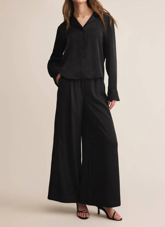 Z Supply - Isolde Wide Leg Satin Pant