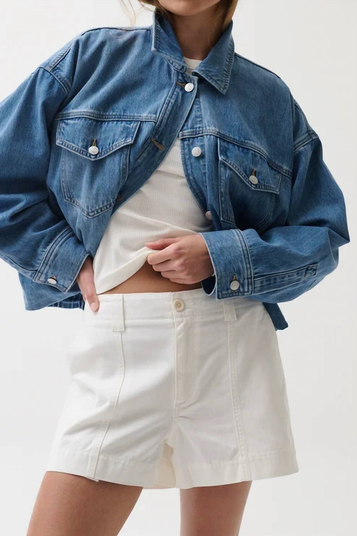 Pistola - Mason High Waist Relaxed Utility Short