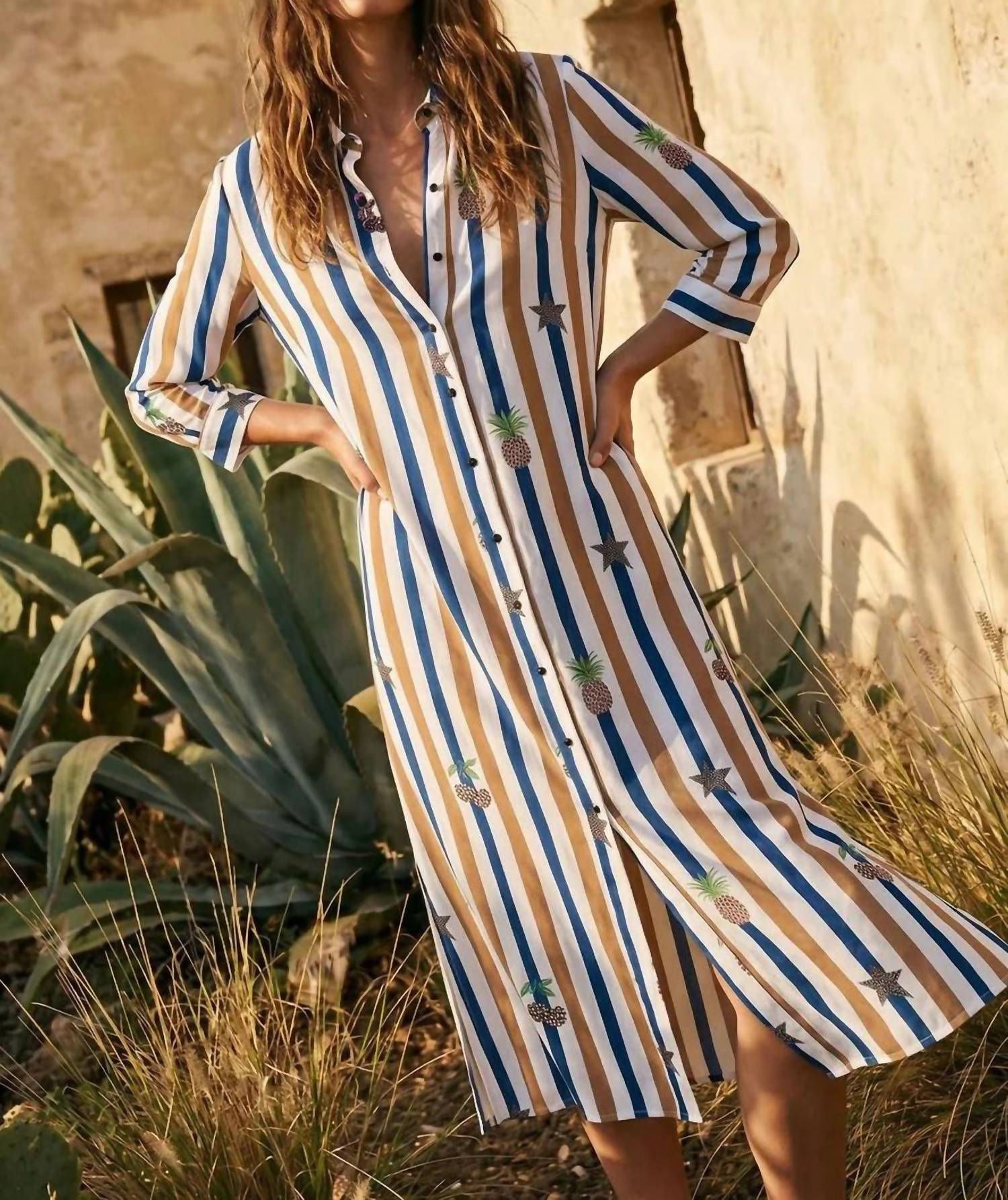 Vilagallo - Isota Stripe Dress