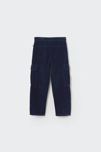 Cozmo - Boys' Denim Corduroy Cargo Pants