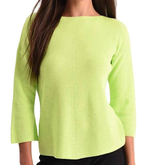 Ribbed 3/4 Sleeve Top