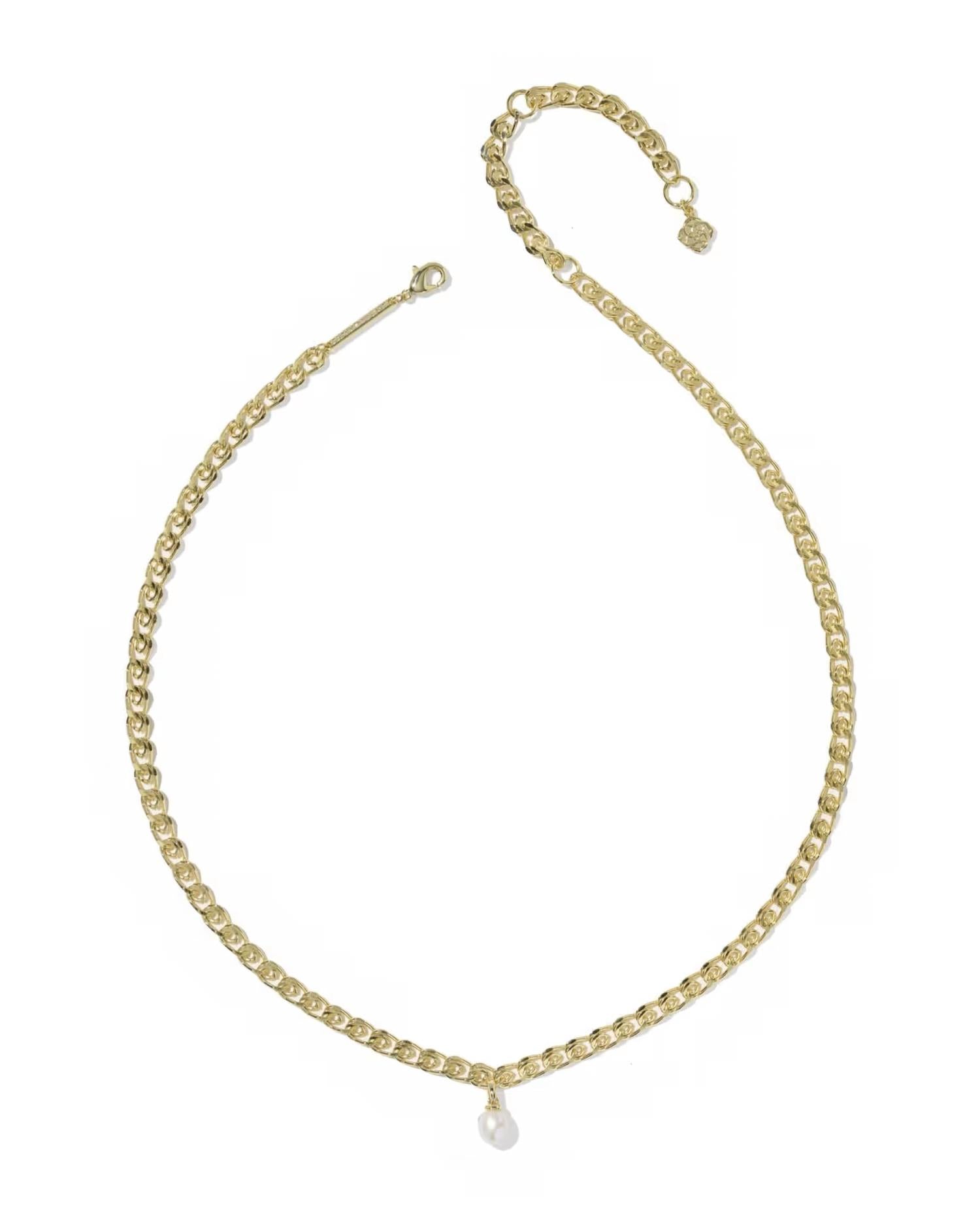 Kendra Scott - Women's Oakland Pearl Chain Necklace