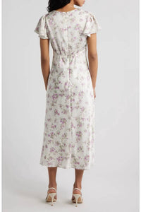Lulus - Fernanda Flutter Sleeve Dress