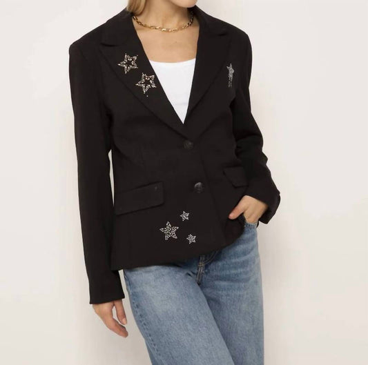 Central Park West - Junie Rhinestone Star Blazer