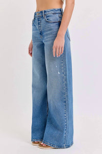 Cello - Broke Girl High Rise Wide Leg Jean