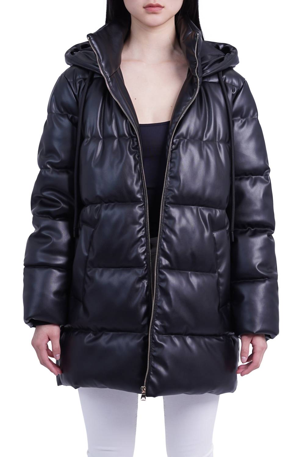 Love Token - Bianka Zip Front Puffer Coat