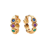 Pandora - Women's Marvel Infinity 14k Hoop Earrings