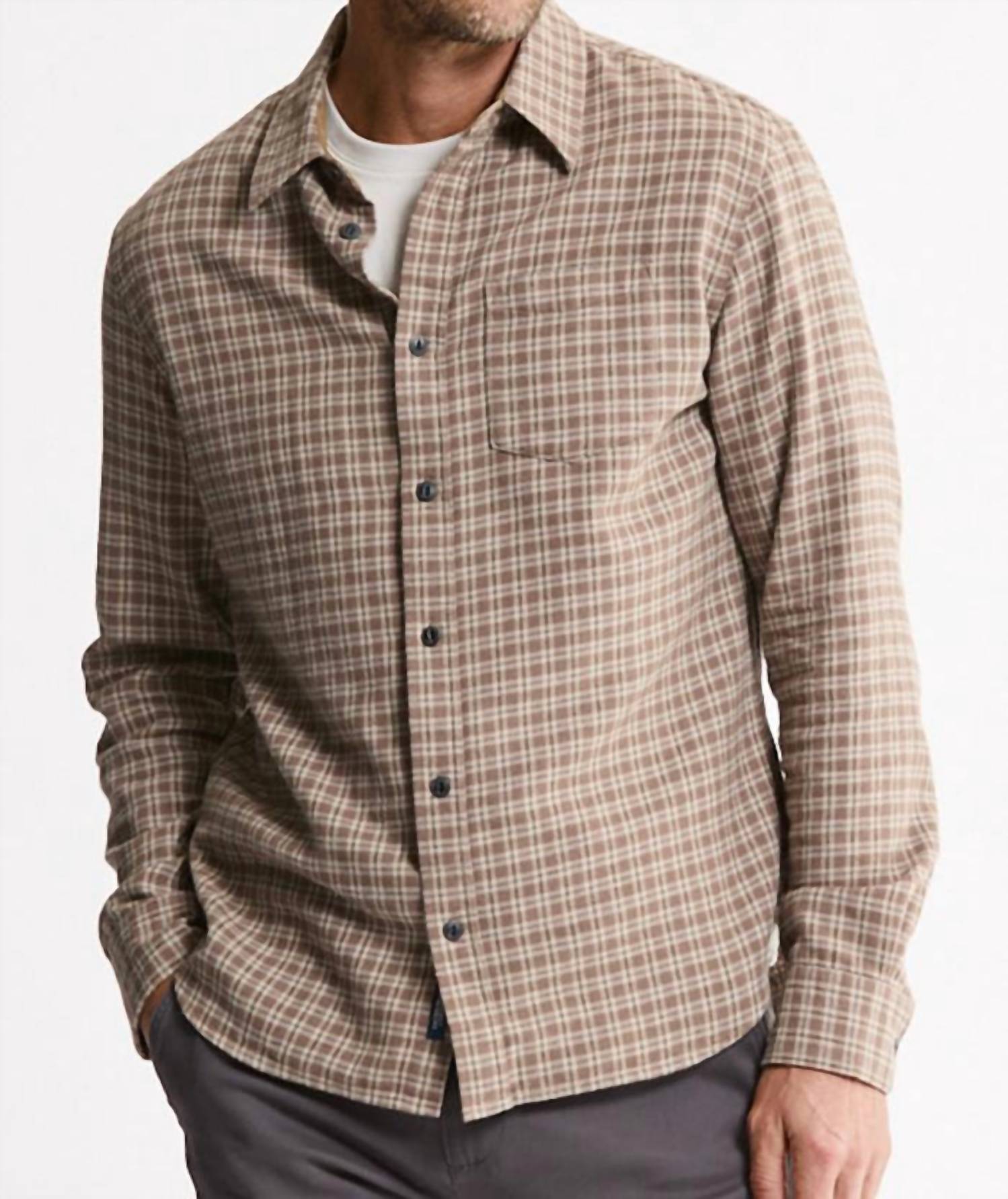 Jachs New York - Manor Twill Button-Up Flannel Shirt