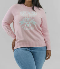 Minnie Rose - You Get No Love From Me Long Sleeve Sweater - Plus