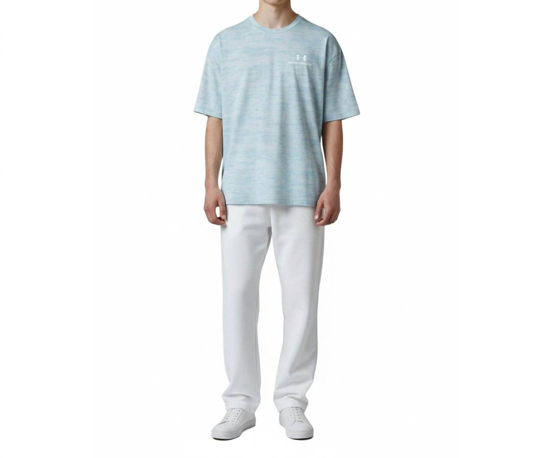 UNDER ARMOUR Vanish Energy Printed Shirt Top in stream - men's t-shirt
