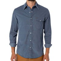 Criquet - Long Sleeve Corduroy Pearl Snap Shirt