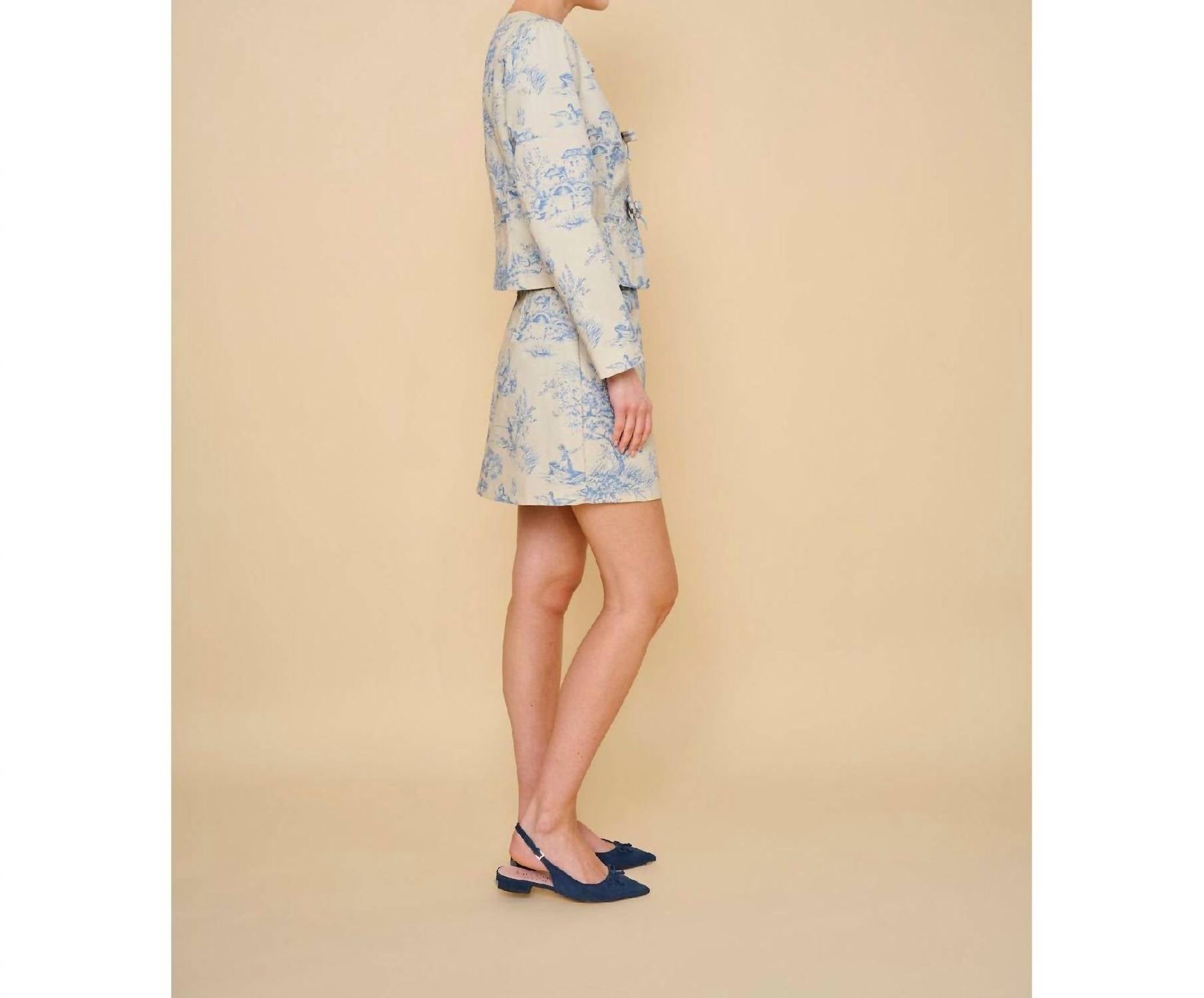 Flora Bea - Spinna Striped Bow Coat
