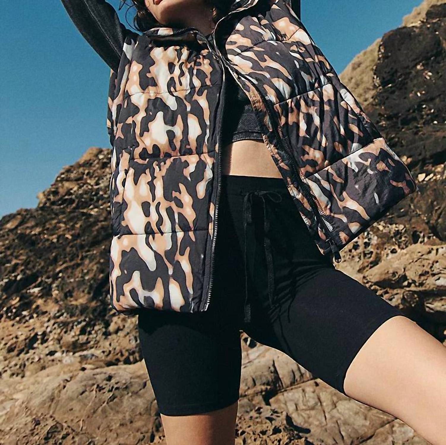 Free People - Printed in a Bubble Vest
