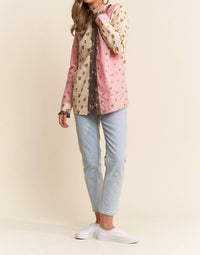 J.Nna - Annie Printed Button-Up Top
