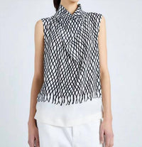 Proenza Schouler - Valerie Top In Printed Viscose