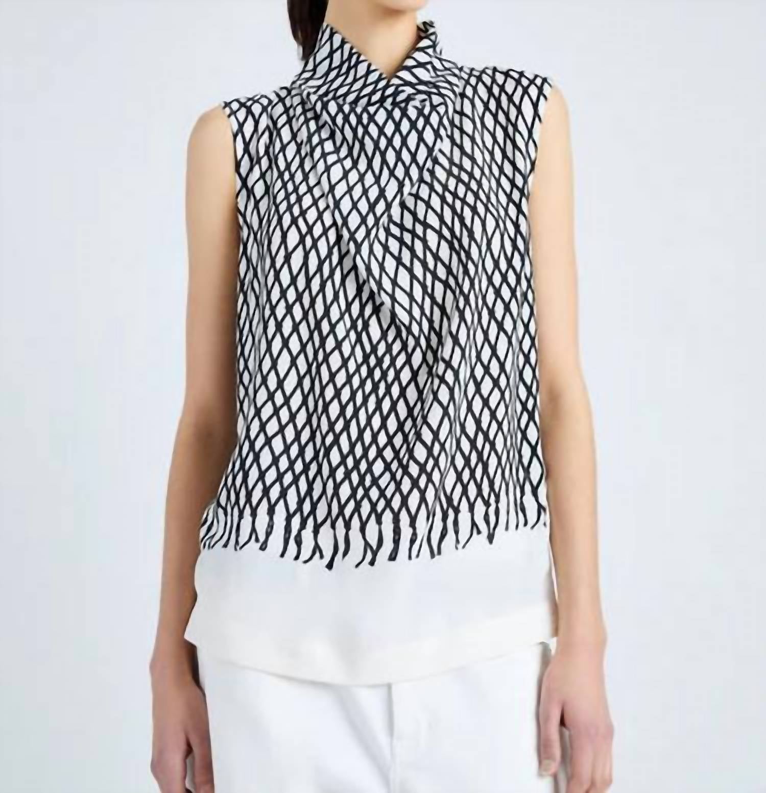 Proenza Schouler - Valerie Top In Printed Viscose