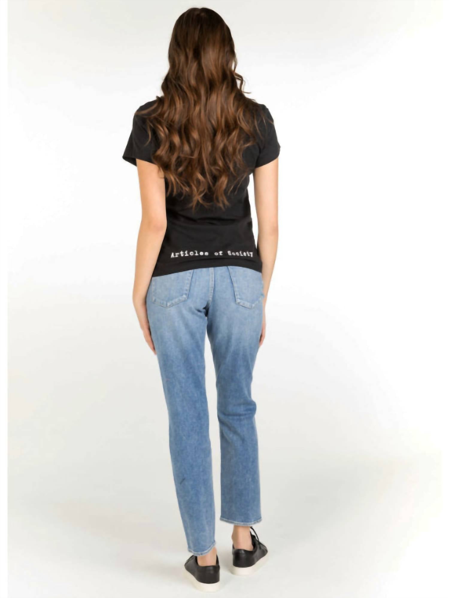 articles of society Rene High Rise Jeans in haralson - women's jeans - alternate view