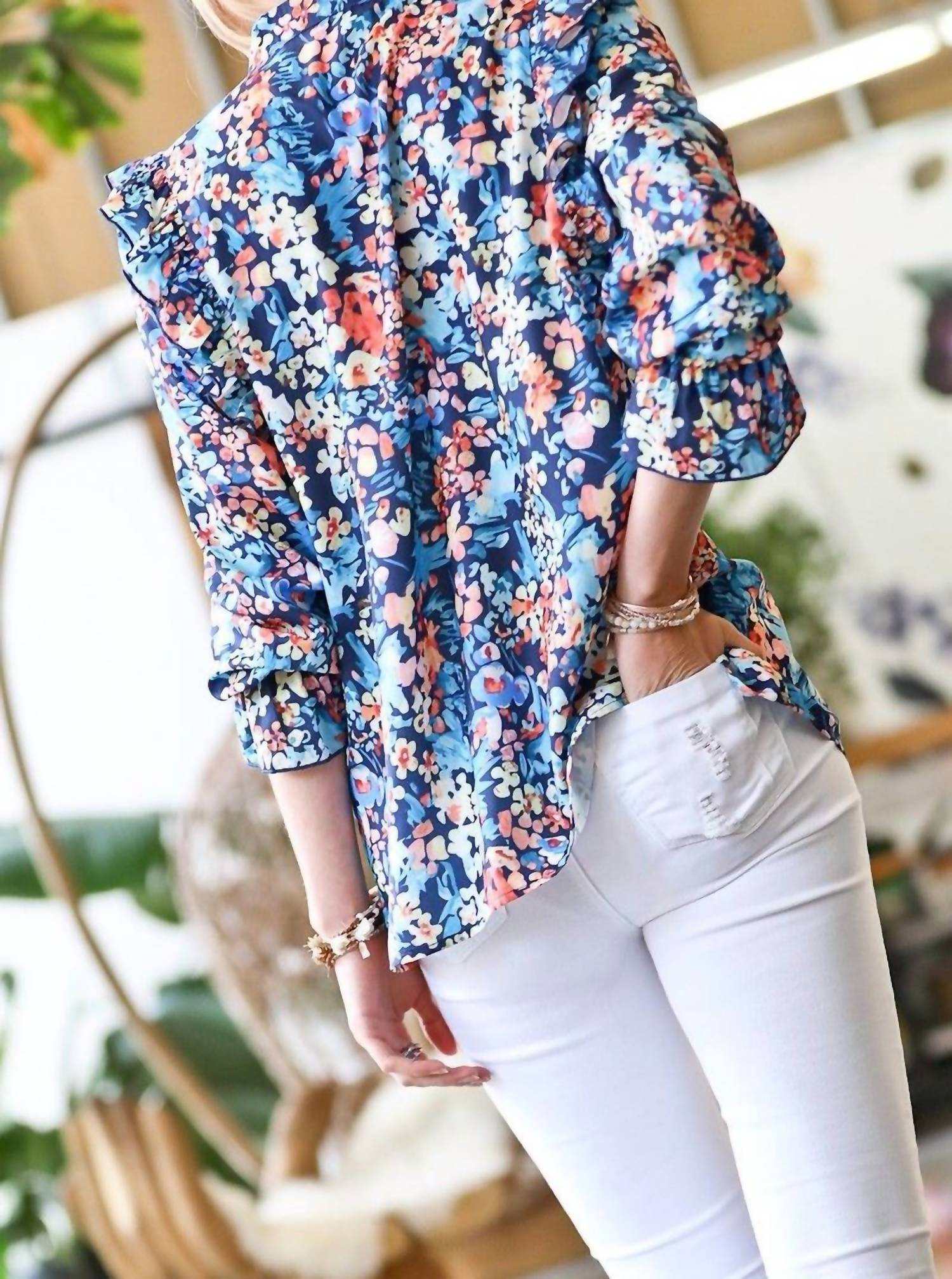 Tiptoe Through The Tulips Blouse
