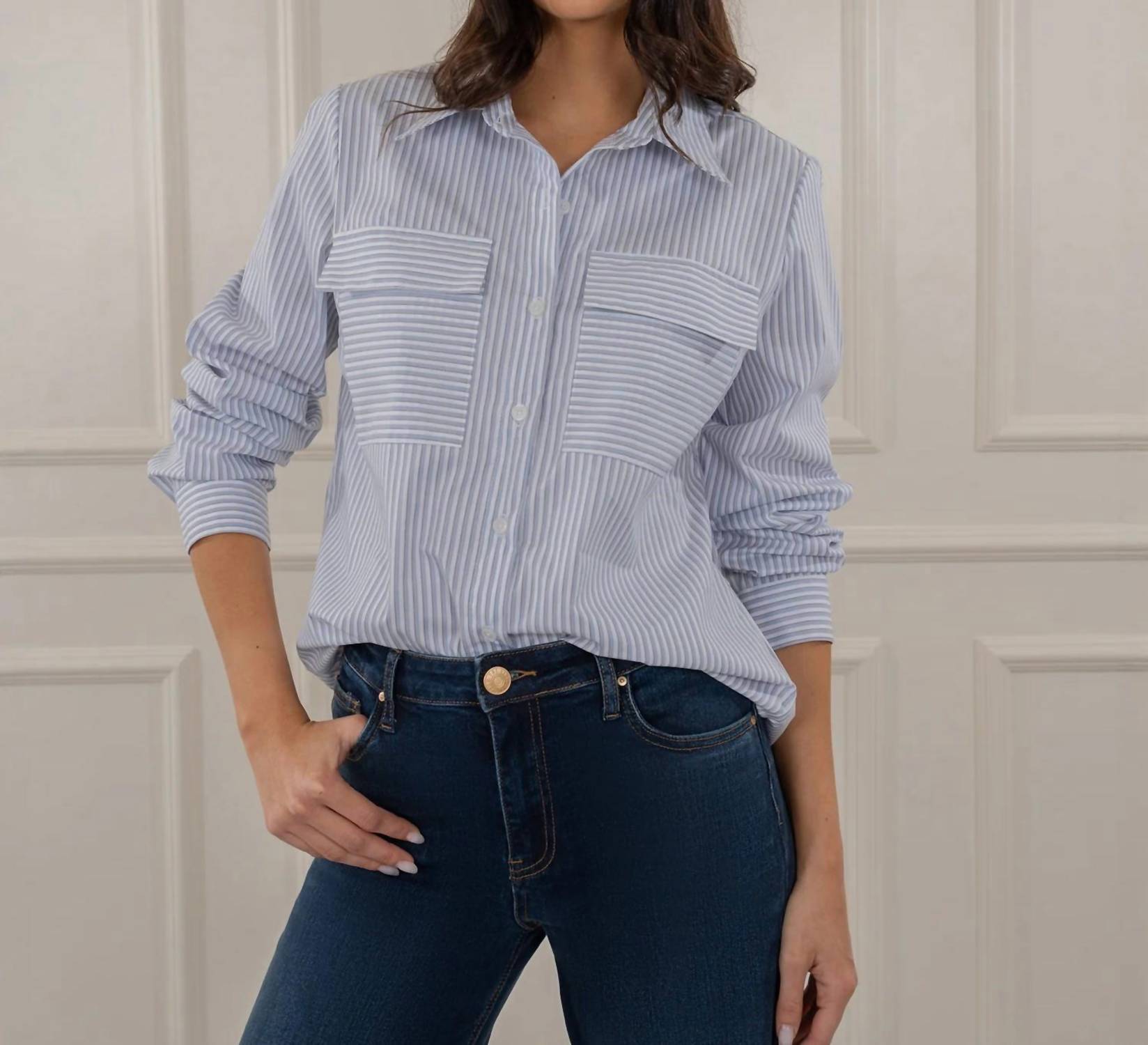 Kut From The Kloth - Analeah Classic Button Front Shirt