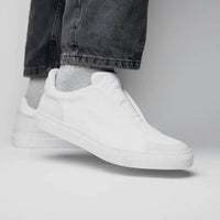Zelli Italia - Men's Spettacolare Italian Pebble Grain Calfskin Slip On Sneaker