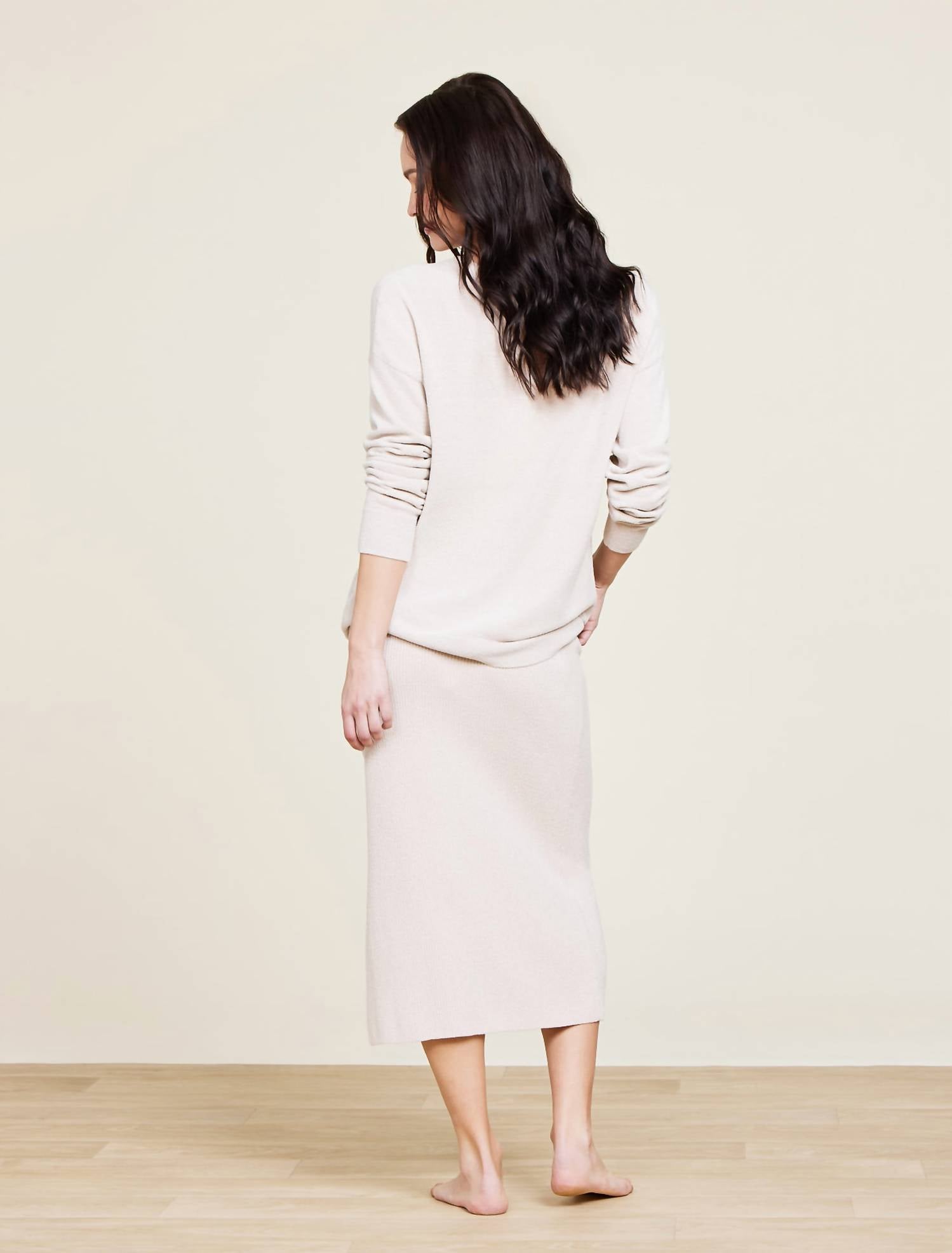 Barefoot Dreams - Ribbed Midi Skirt
