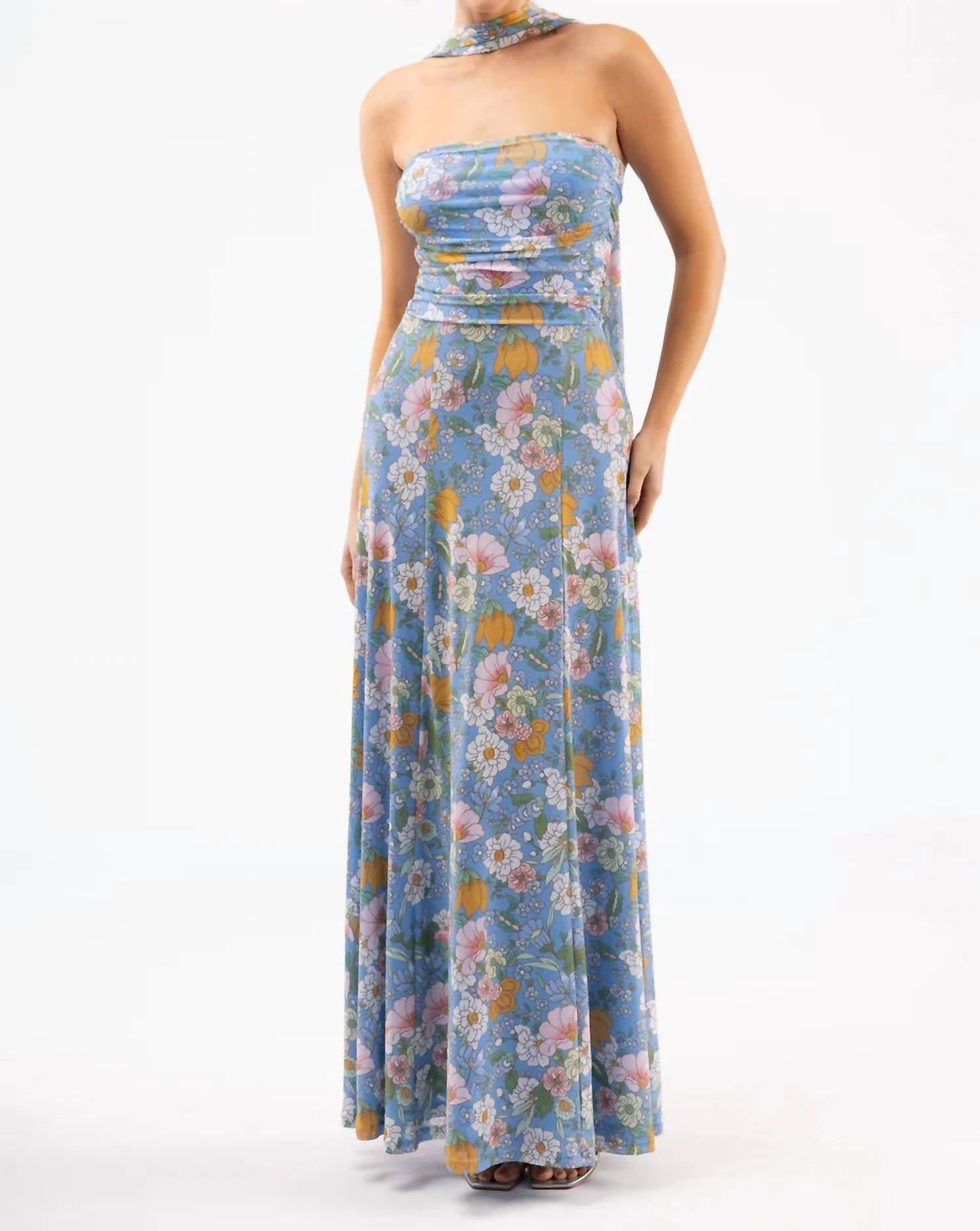 Smith & Quinn - The Esme Strapless Semi-sheer Maxi Dress