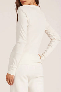 Bobi - Skinny Mixed Rib Henley