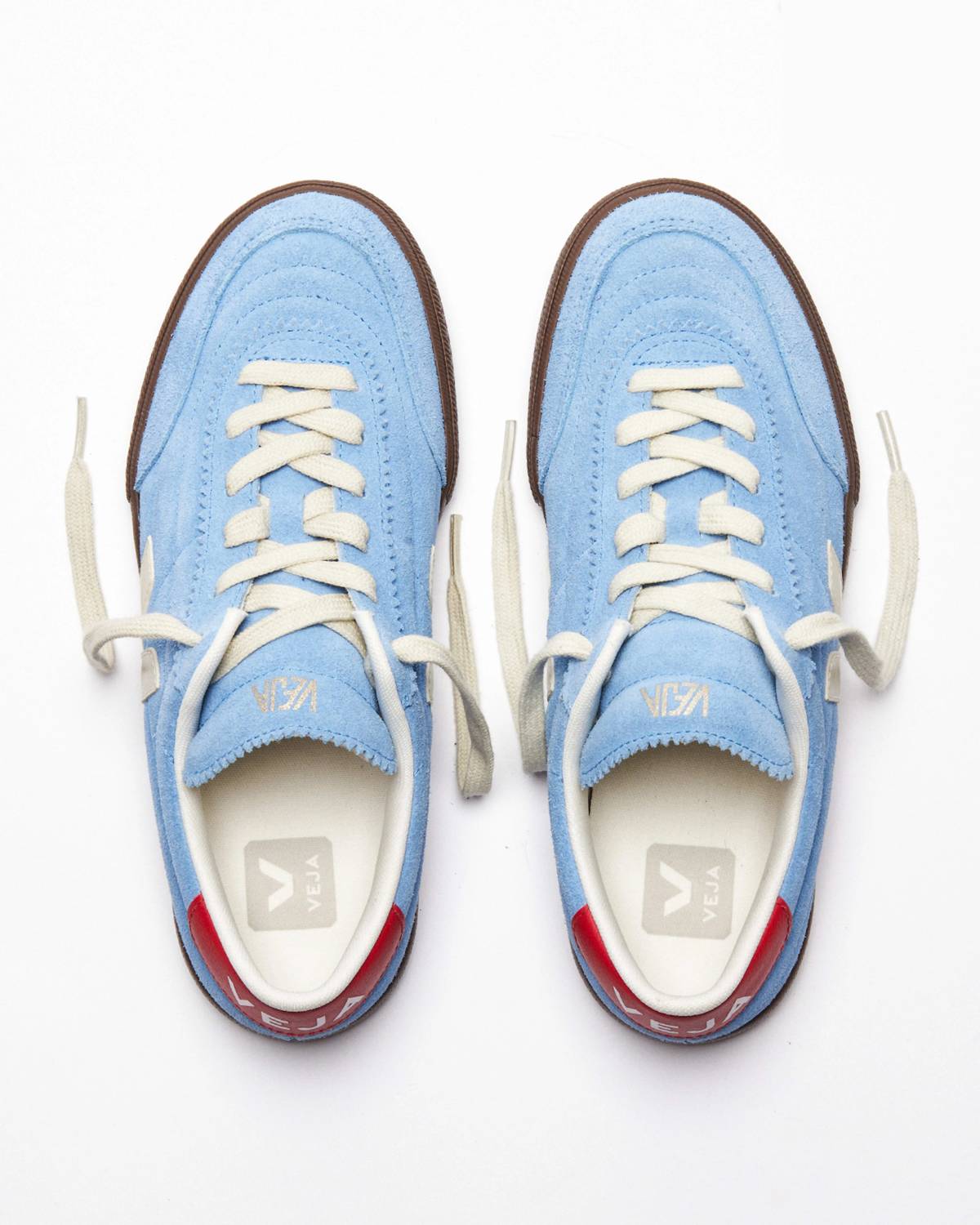 Veja - Women's Aqua Pierre Bark Suede Paneka Sneaker