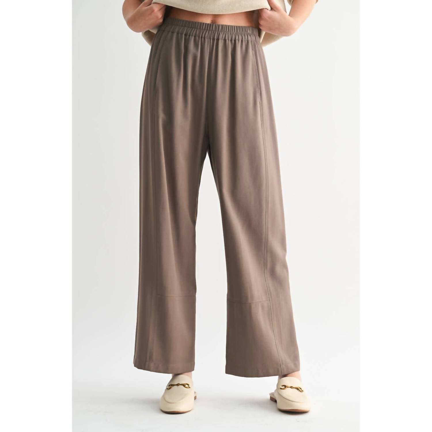 Fun 2 Fun - Joanie Elastic Waist Pants