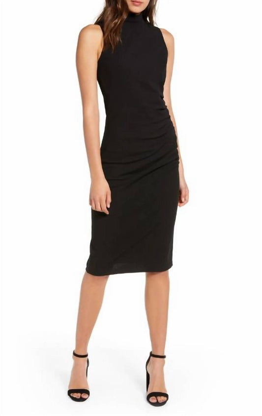 Chelsea28 - Mock Neck Sleeveless Sheath Dress