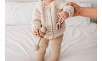 Huggalugs - Girls Rainbow Pocket Cardigan Sweater