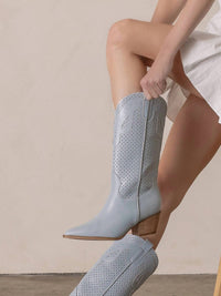 Oasis Society - Women's The Gabby Perforated Western Boot