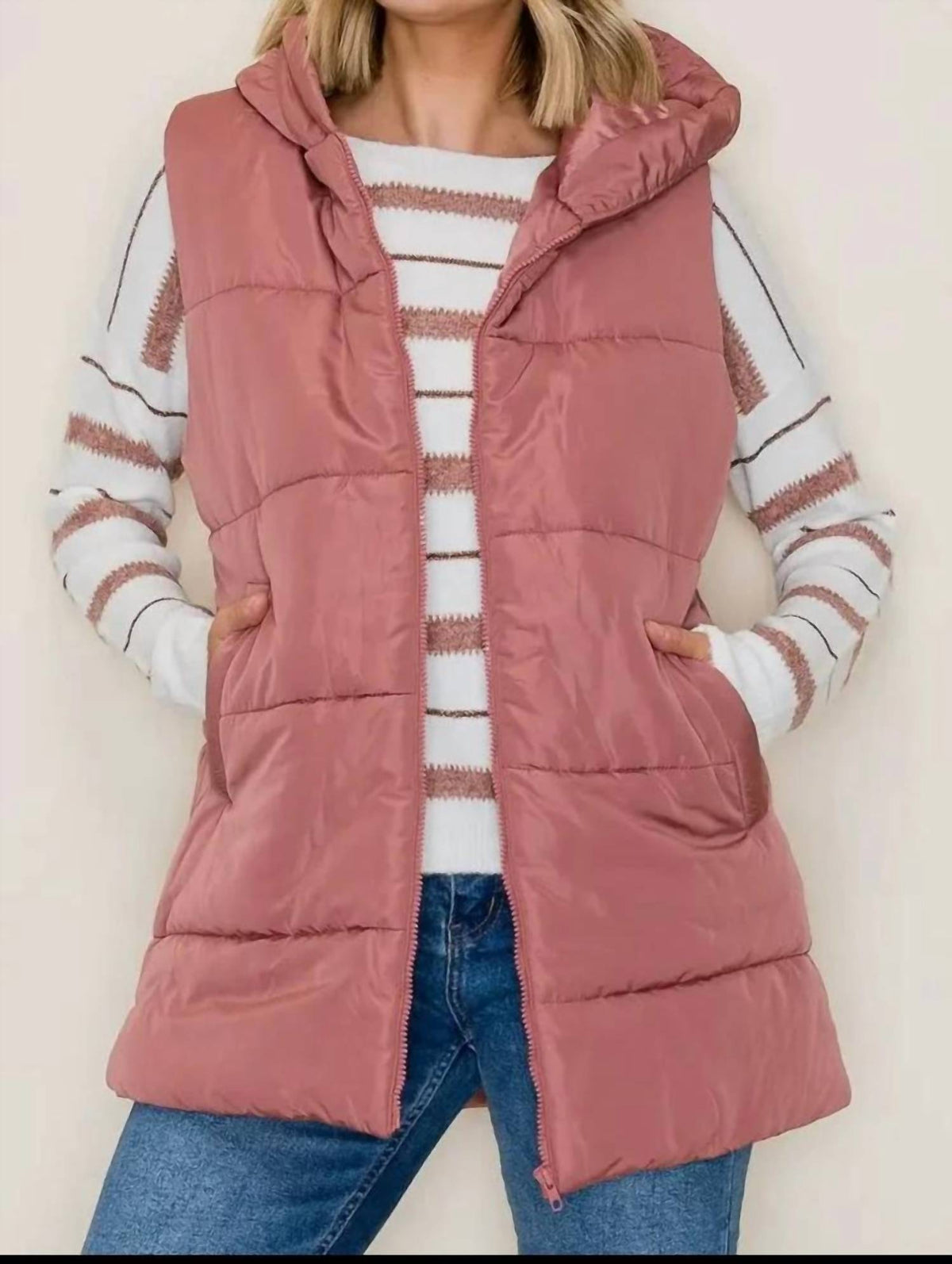 Staccato - Go With The Flow Hooded Puffer Vest