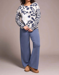 Tribal - French Terry Long Sleeve Crew Neck Top