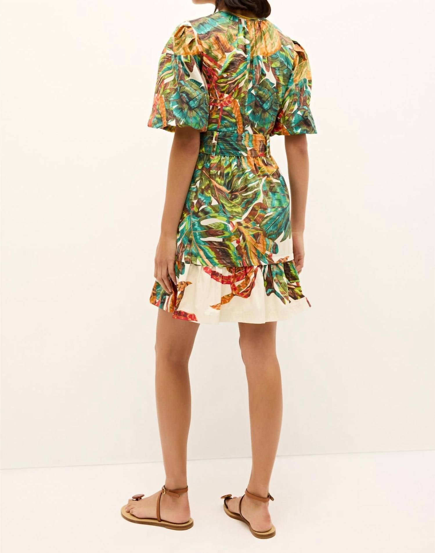 Marie Oliver Gwyneth Mini Dress in paradise - women's dress - detail view