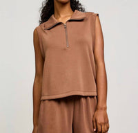 Skies Are Blue - Savannah Scuba Sleeveless Top
