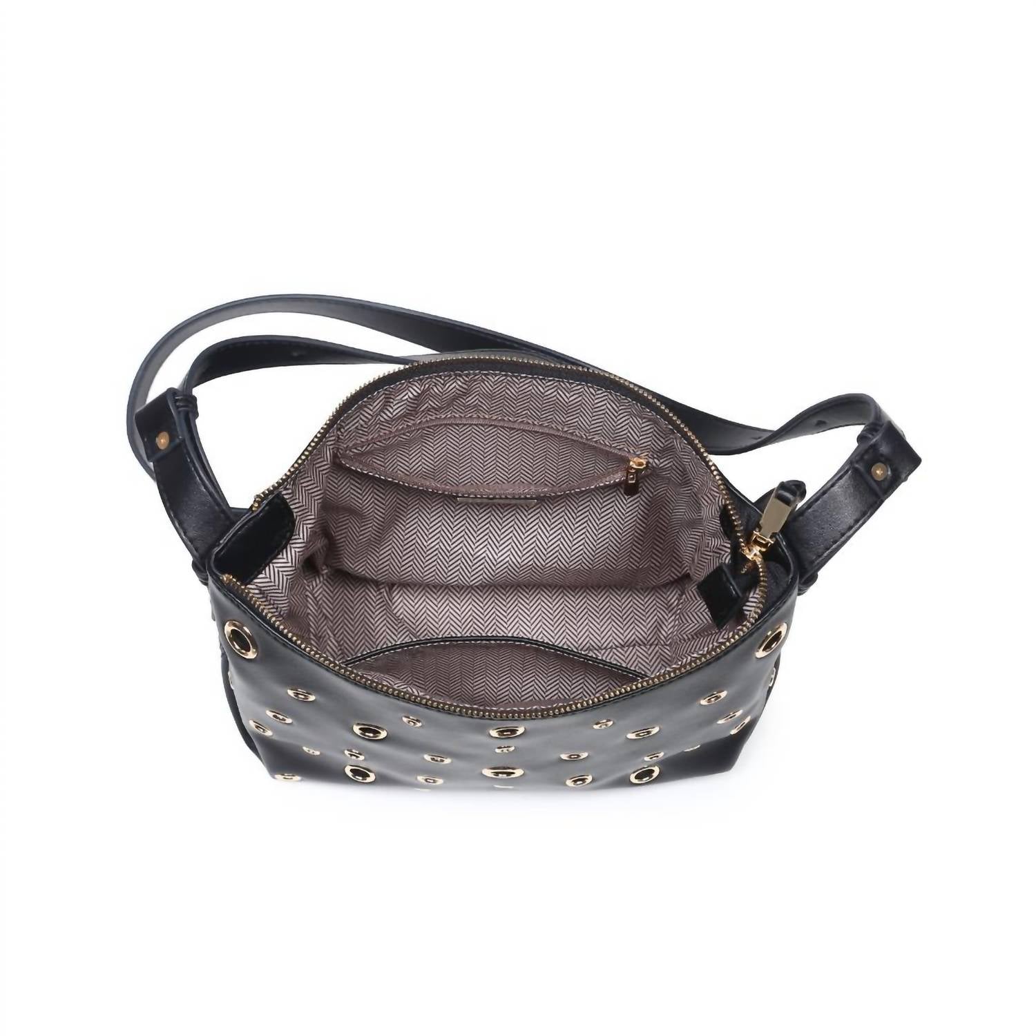 Urban Expressions - Women's Taran Grommeted Crossbody Bag